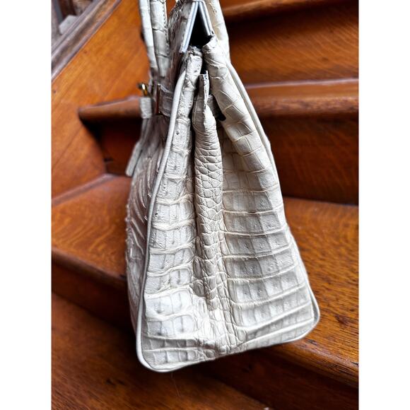 Eileen Kramer Cayman Horned Crocodile purse 35mm - Picture 4 of 16